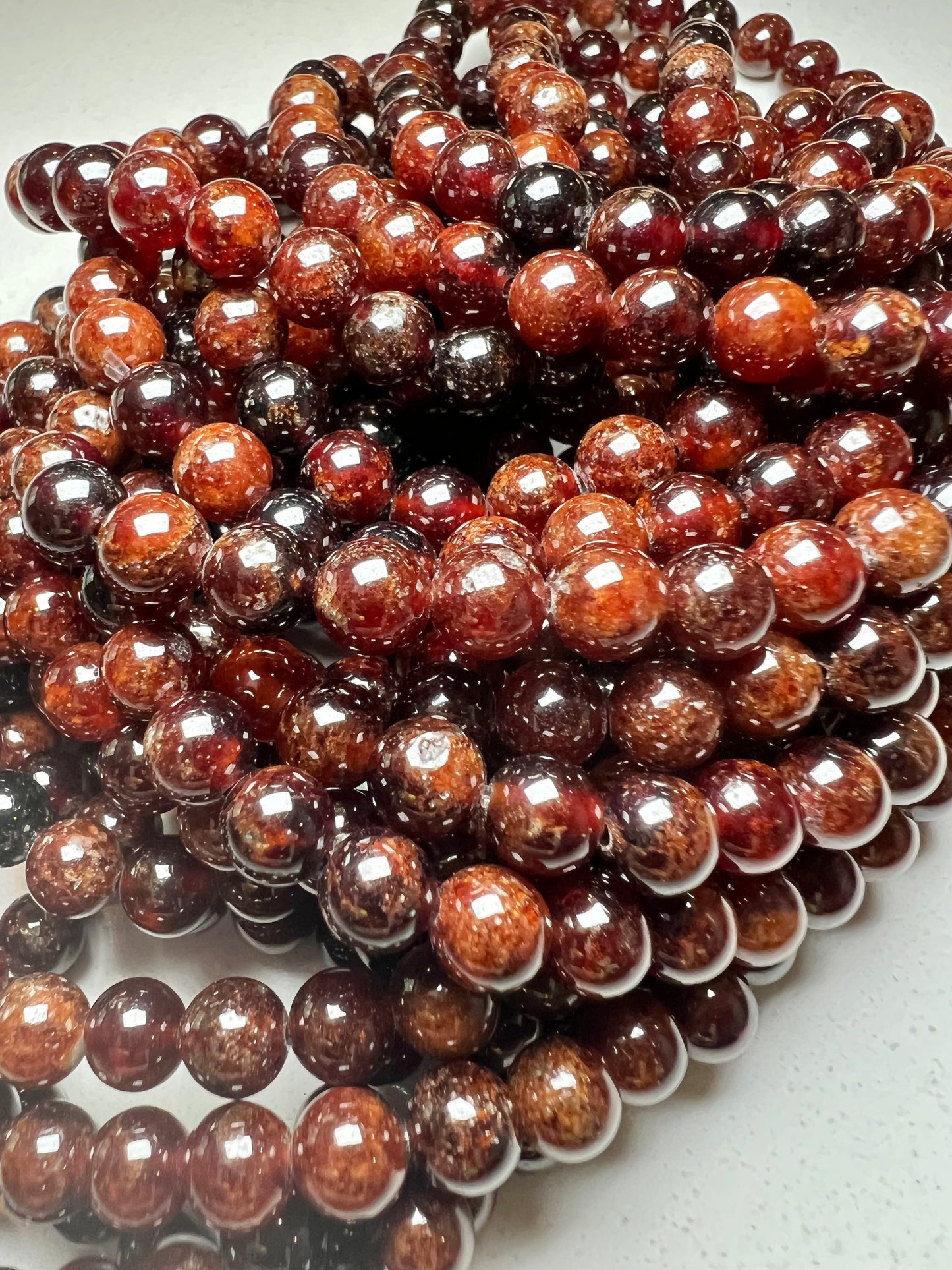 ORANGE GARNET-passion, reduce stress, be bold, confidence, manifest