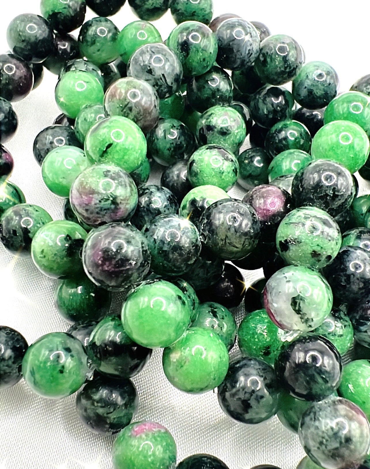 RUBY ZOISITE BRACELET-soothe emotional pain, make connections, fertility