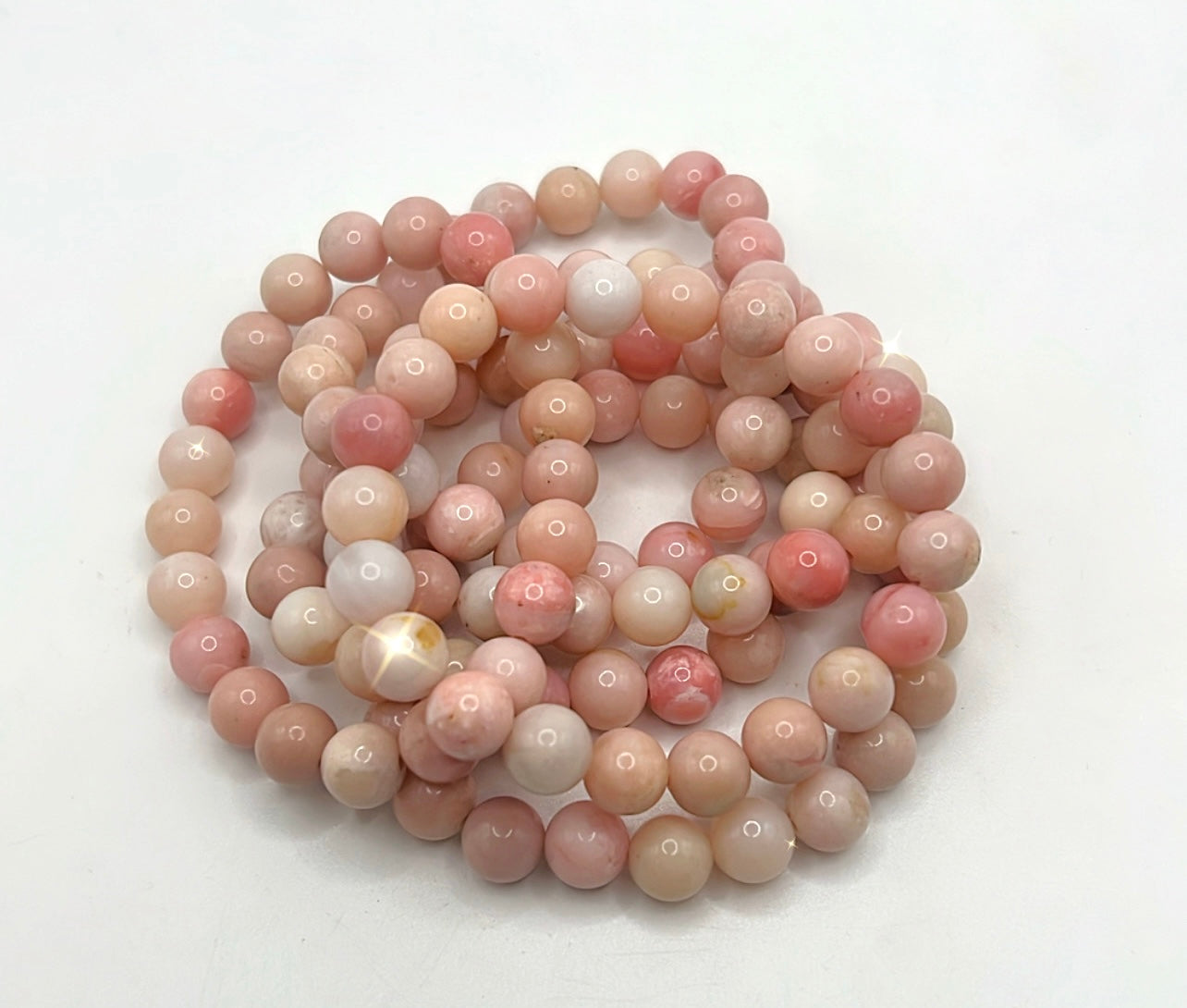 PINK OPAL BRACELET- peace, emotional healing, anxiety, spiritual awakening