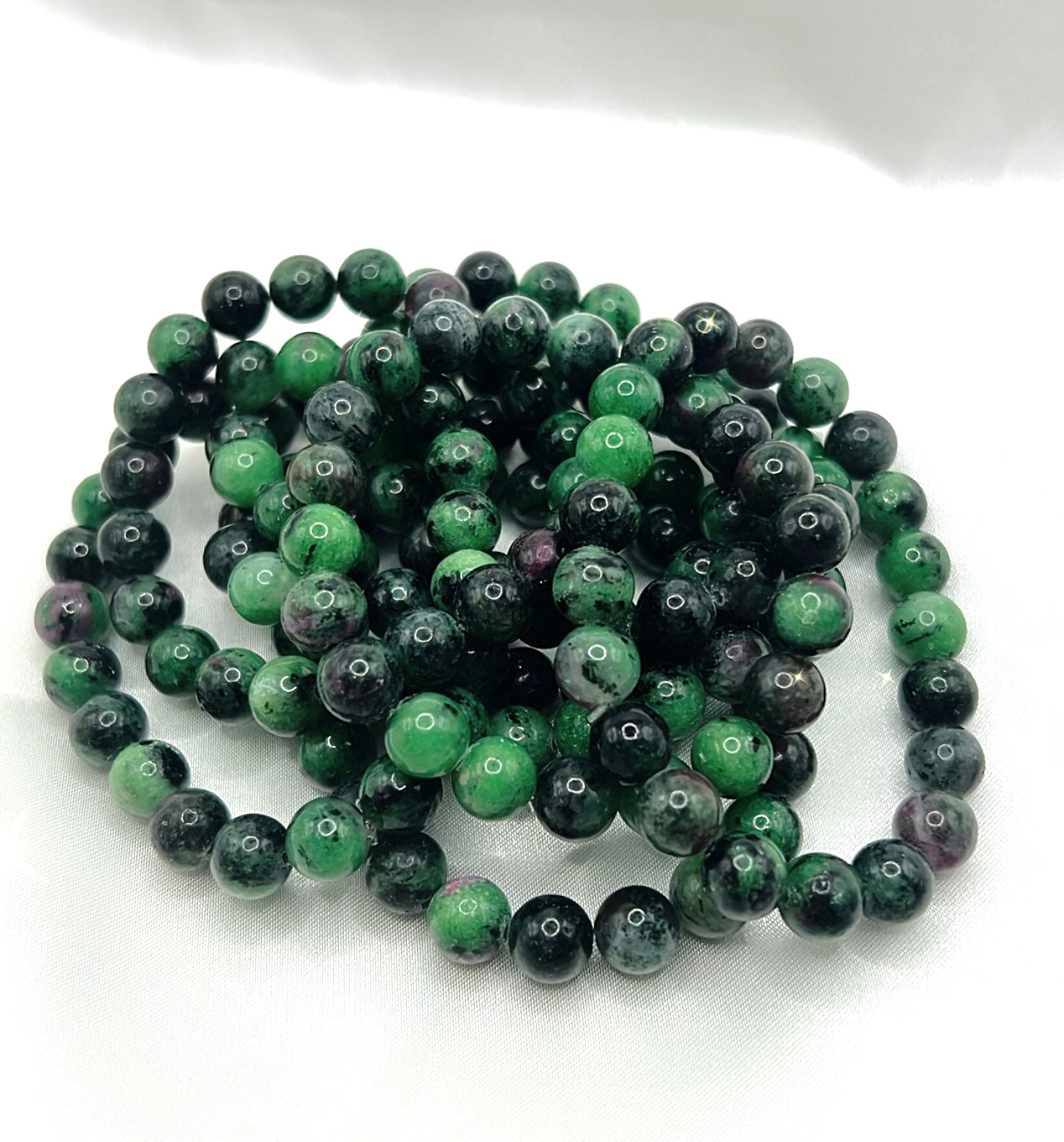 RUBY ZOISITE BRACELET-soothe emotional pain, make connections, fertility