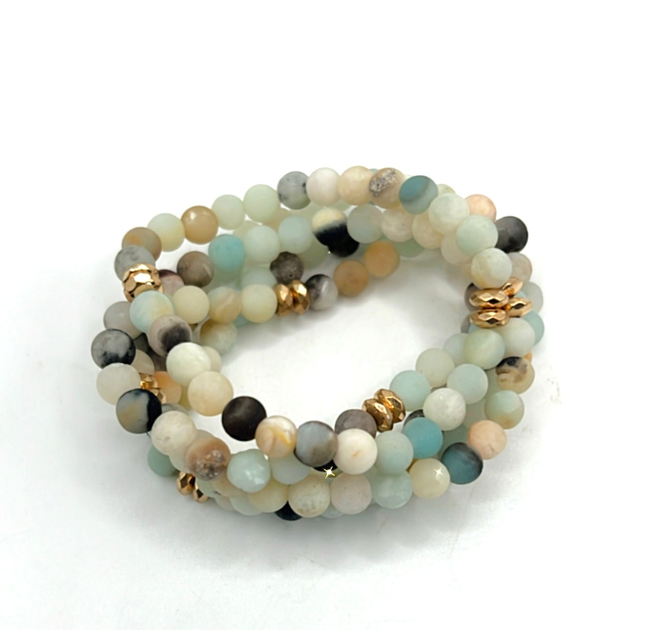MATTE CARIBBEAN CALCITE BRACELET-  Psychic ability, astral travel, soothing the emotional body