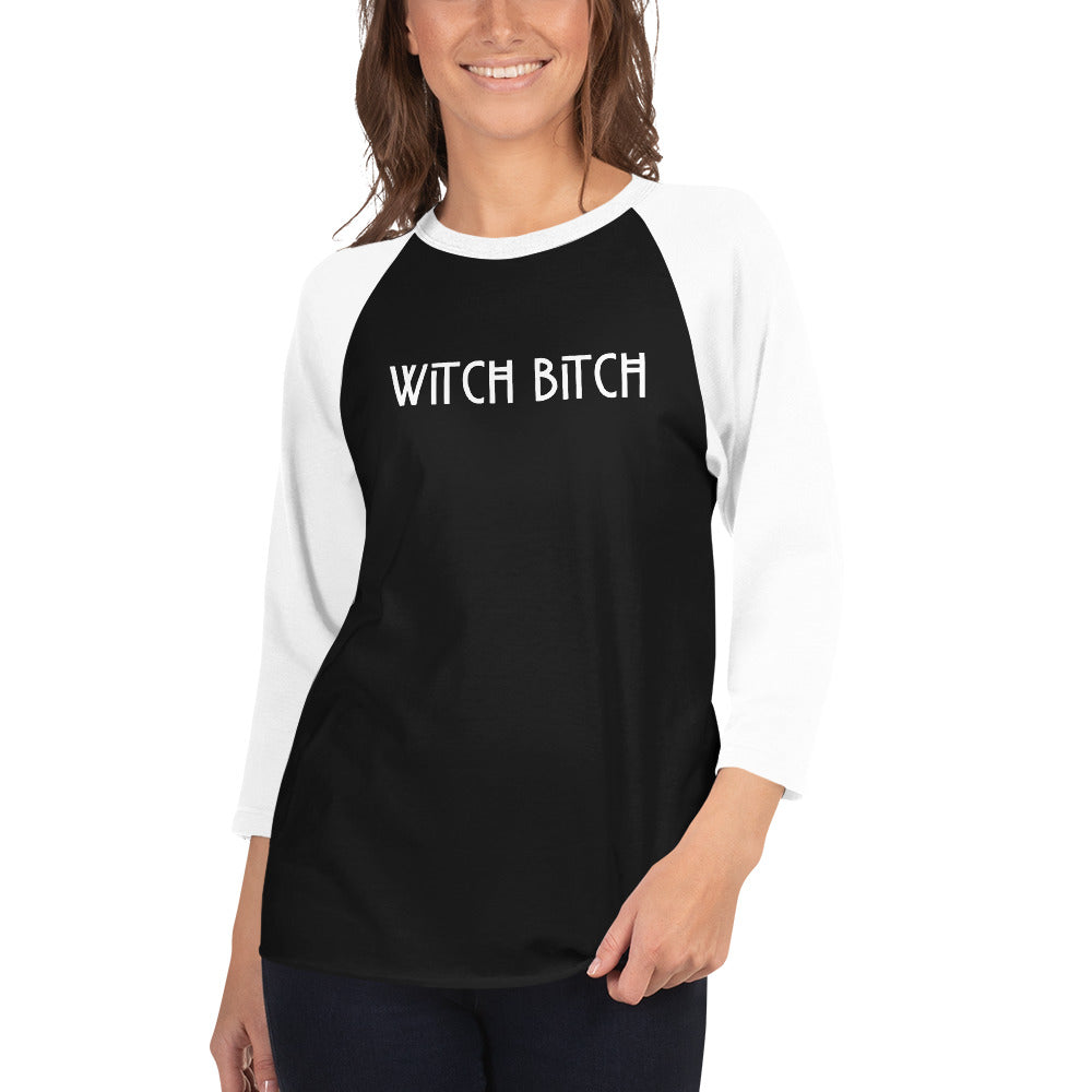 WITCH BITCH BASEBALL 3/4 SHIRT