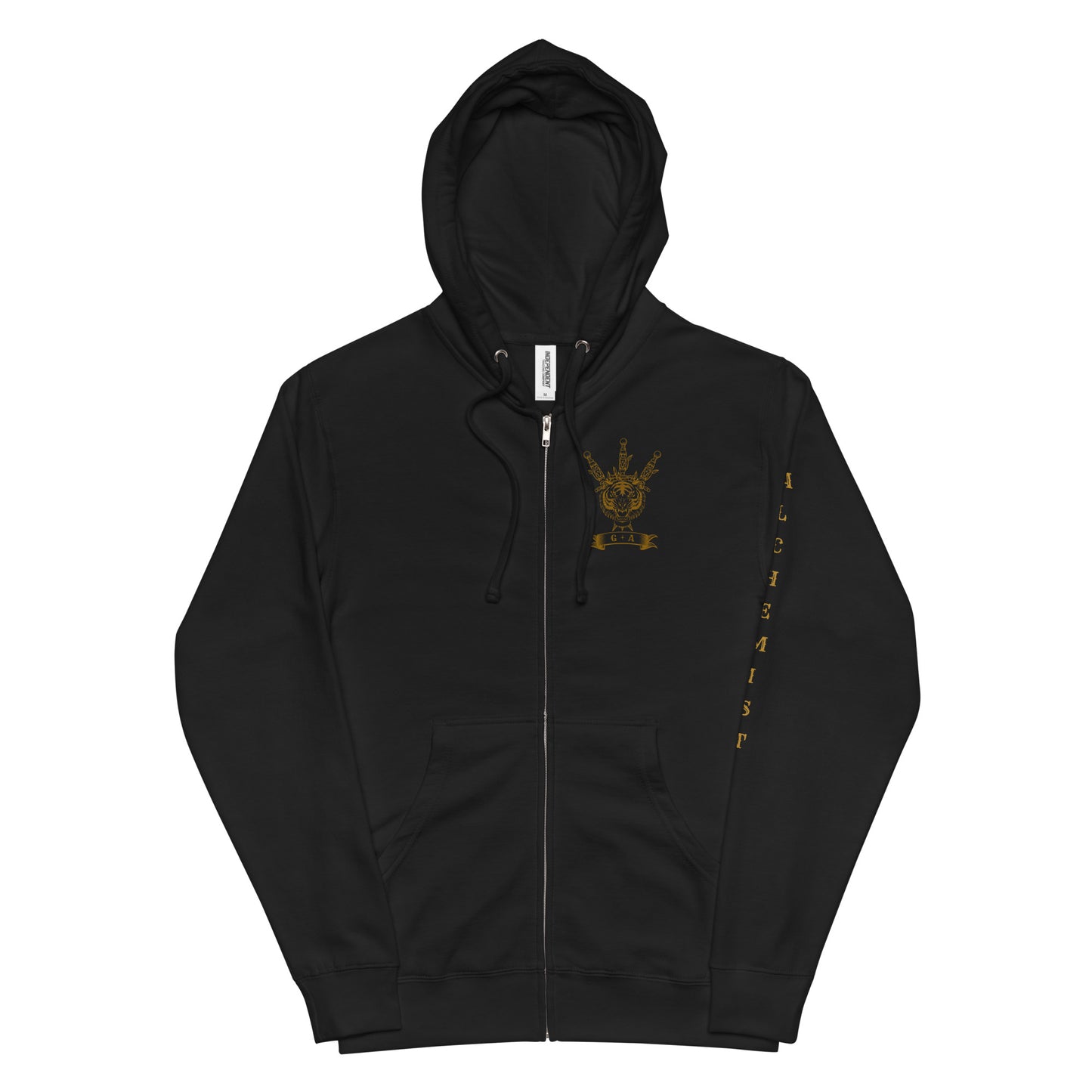 THE ALCHEMIST TAROT UNISEX FLEECE ZIP UP HOODIE