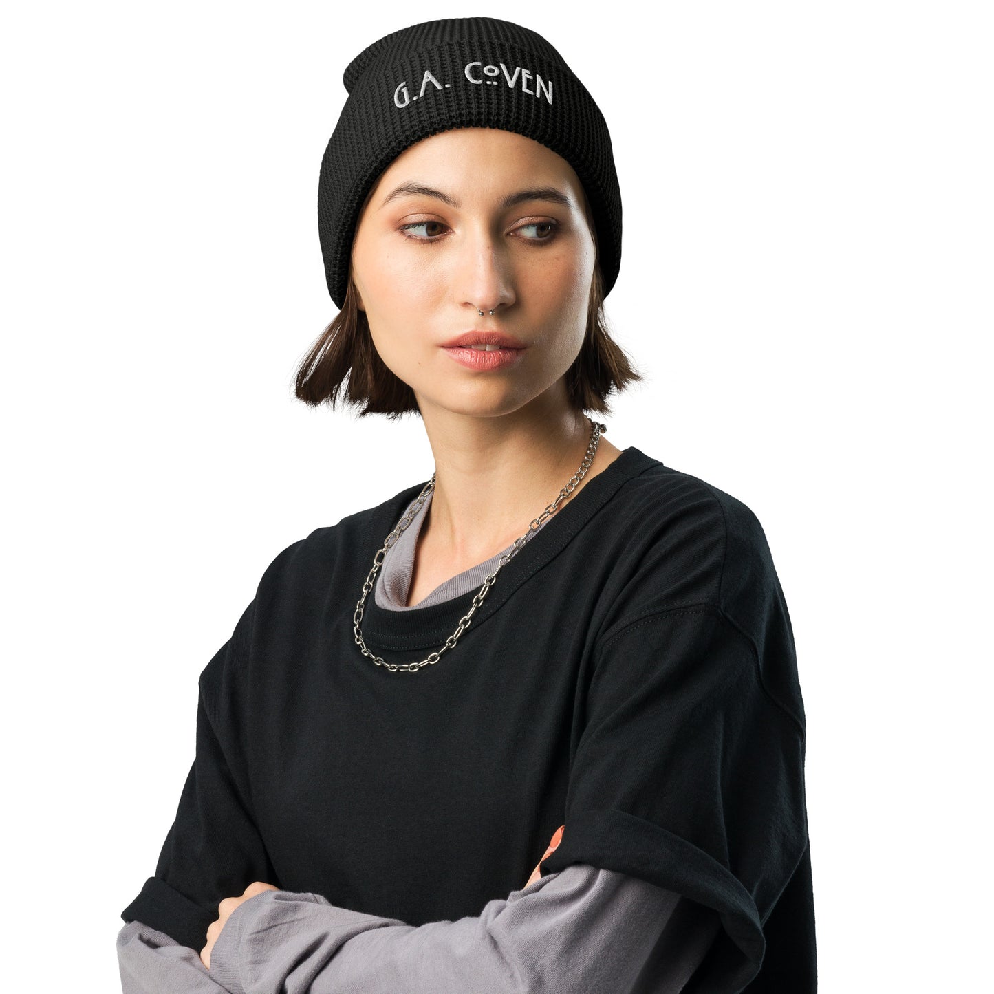 G.A. COVEN WAFFLE BEANIE