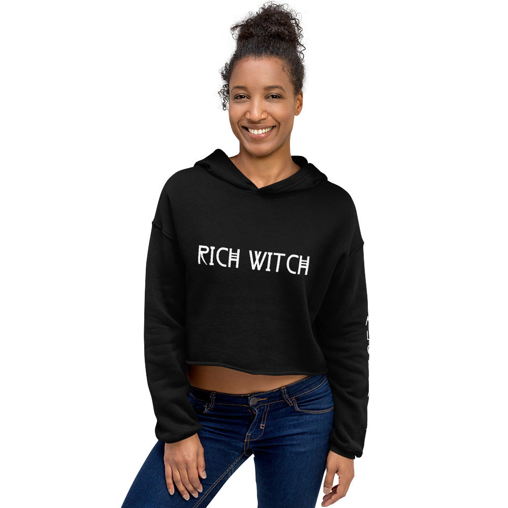 RICH WITCH CROPPED HOODIE
