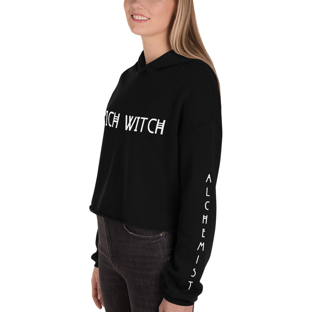 RICH WITCH CROPPED HOODIE
