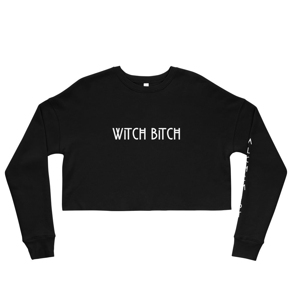 WITCH BITCH CROPPED SWEATSHIRT