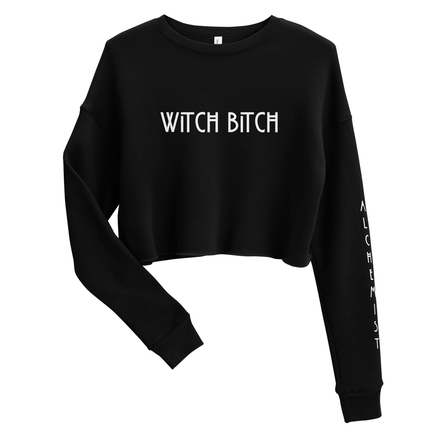 WITCH BITCH CROPPED SWEATSHIRT