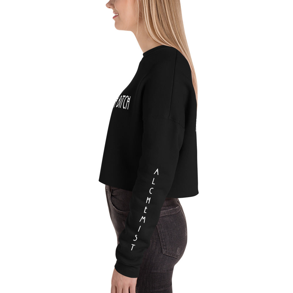 WITCH BITCH CROPPED SWEATSHIRT