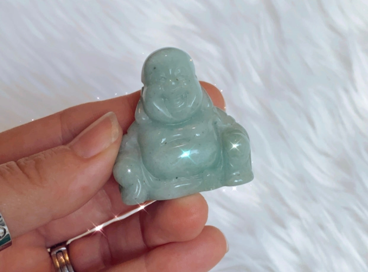 GREEN AVENTURINE BUDDHA