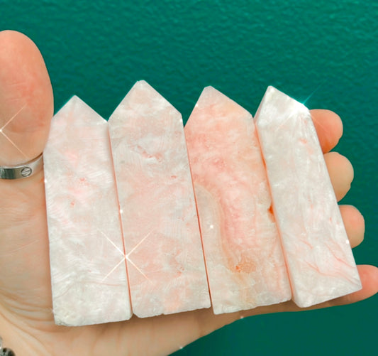 PINK ARAGONITE POINT