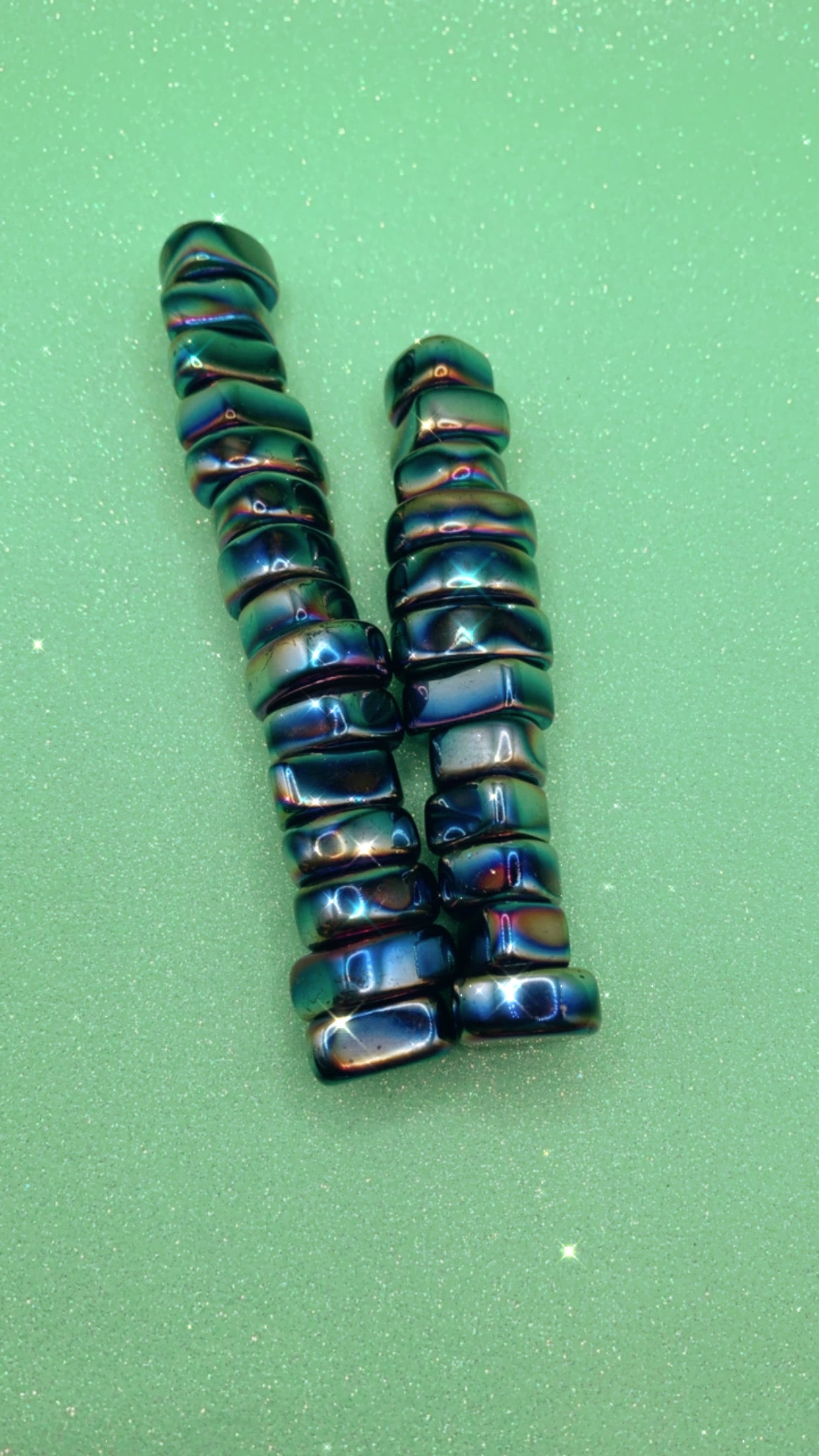 HEMATITE MAGNETIC TITANIUM PLATED