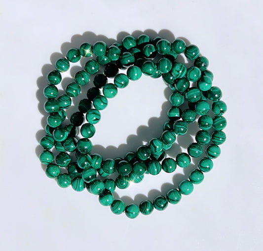 MALACHITE BRACELET- safe travel, protection, transformation, healing