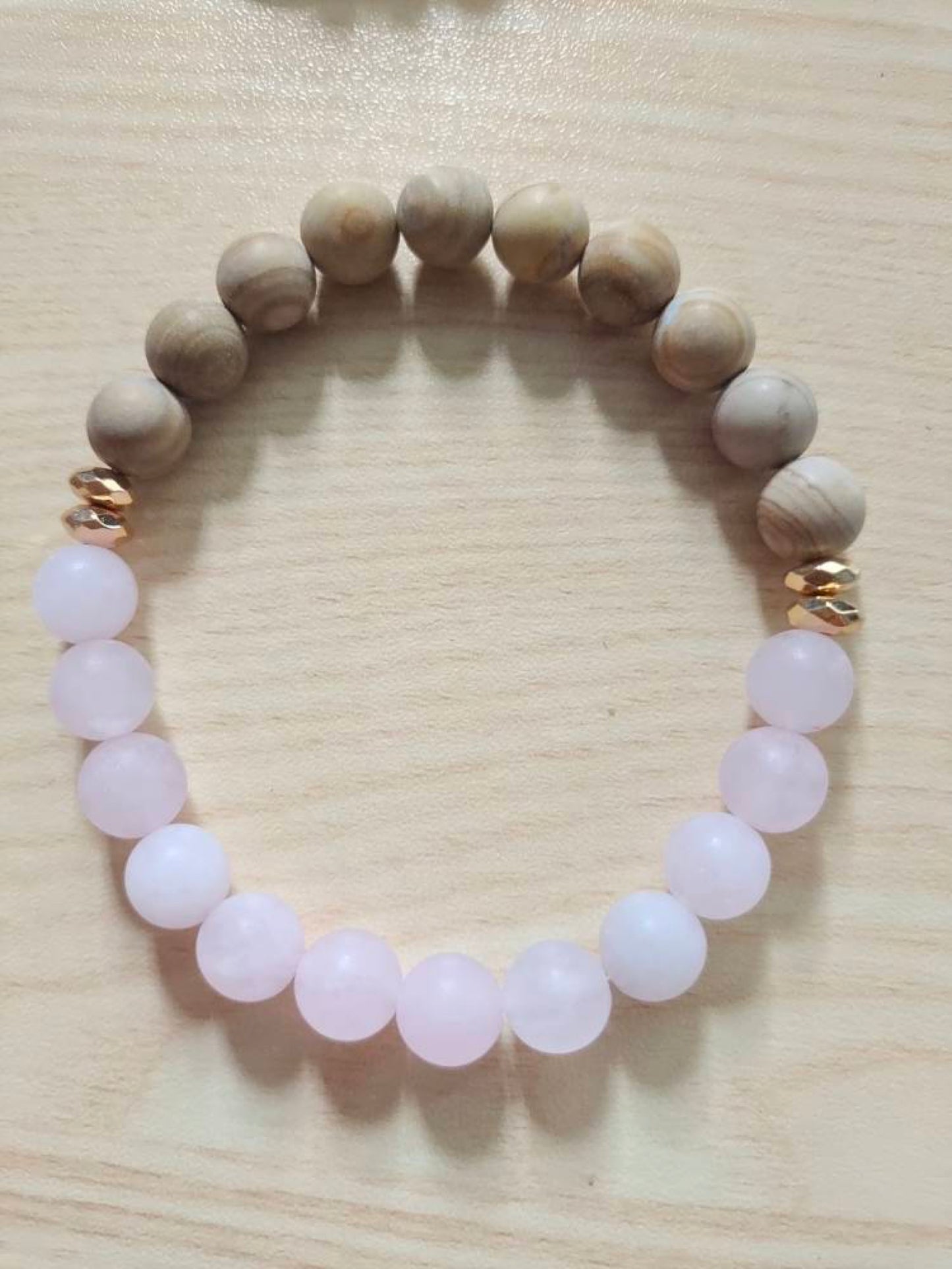 ROSE QUARTZ BRACELET- love, empathy, self love, harmony