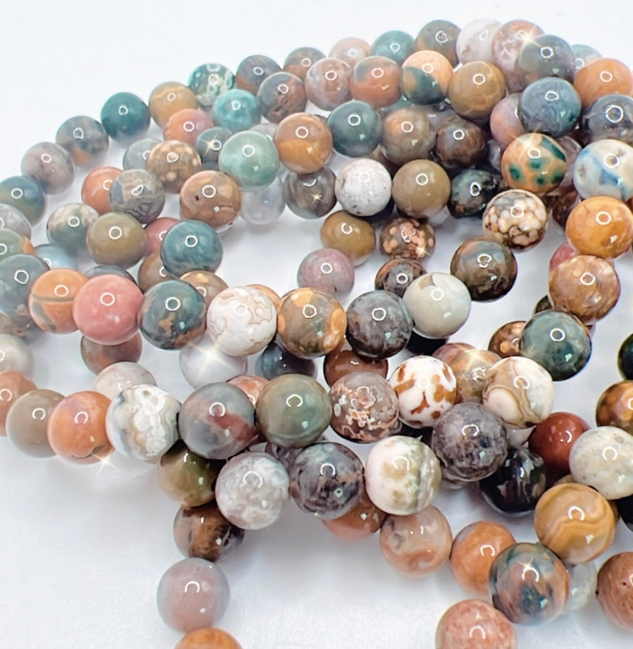 OCEAN JASPER BRACELET- relaxation, emotional healing, stress relief