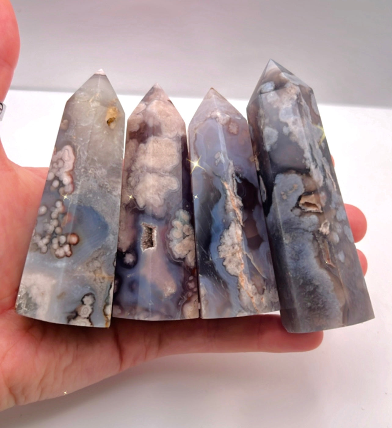 FLOWER AGATE POINT