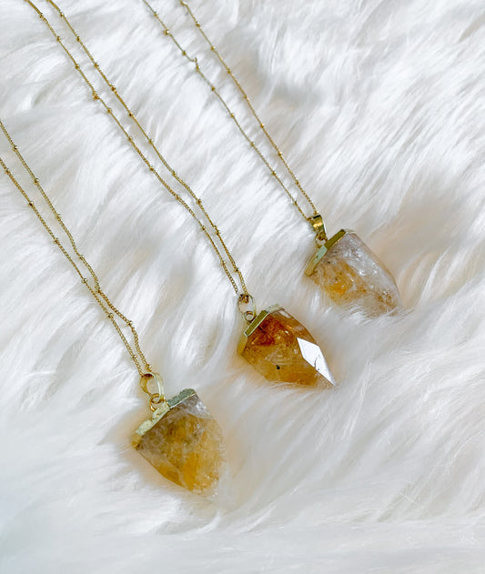 CITRINE GENERATOR PENDANT