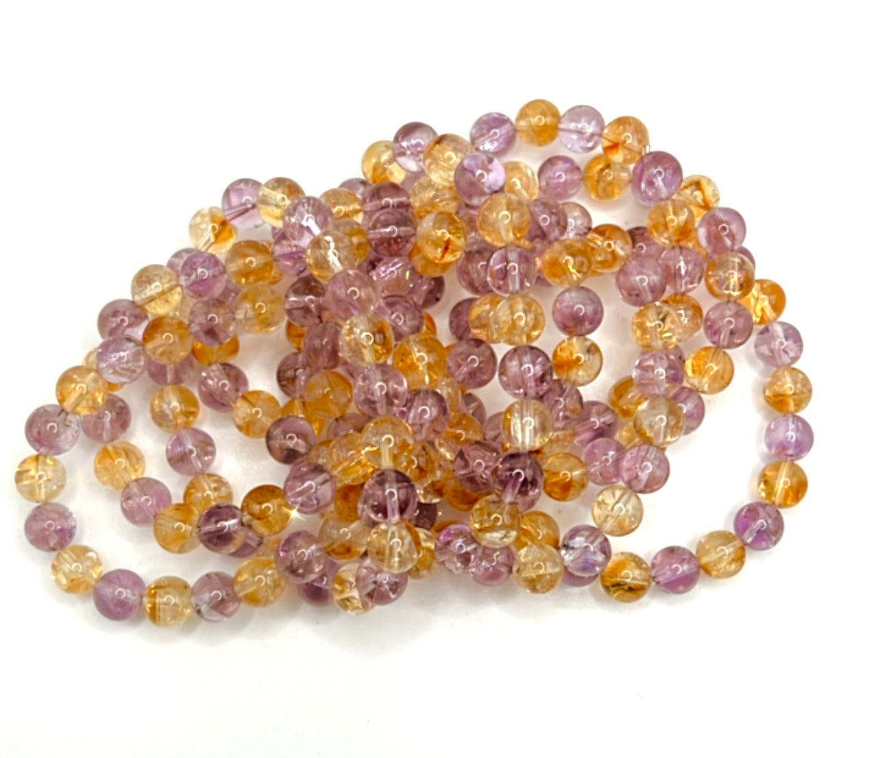 AMETRINE BRACELET- clearing stress & tension, Alleviates depression, spiritual growth