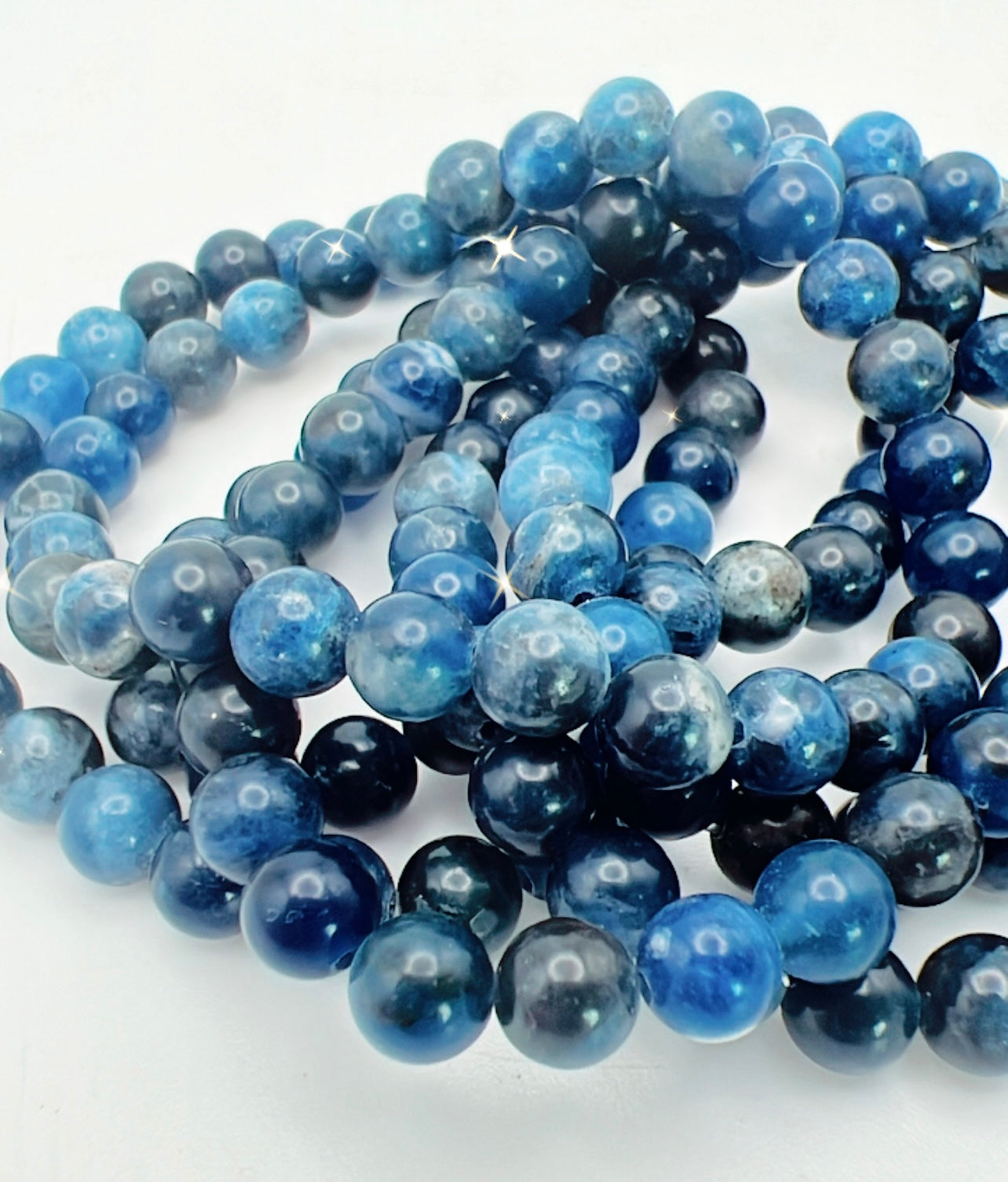 SODALITE BRACELET- panic attack relief, clarity, intuition, good sleep, balances metabolism