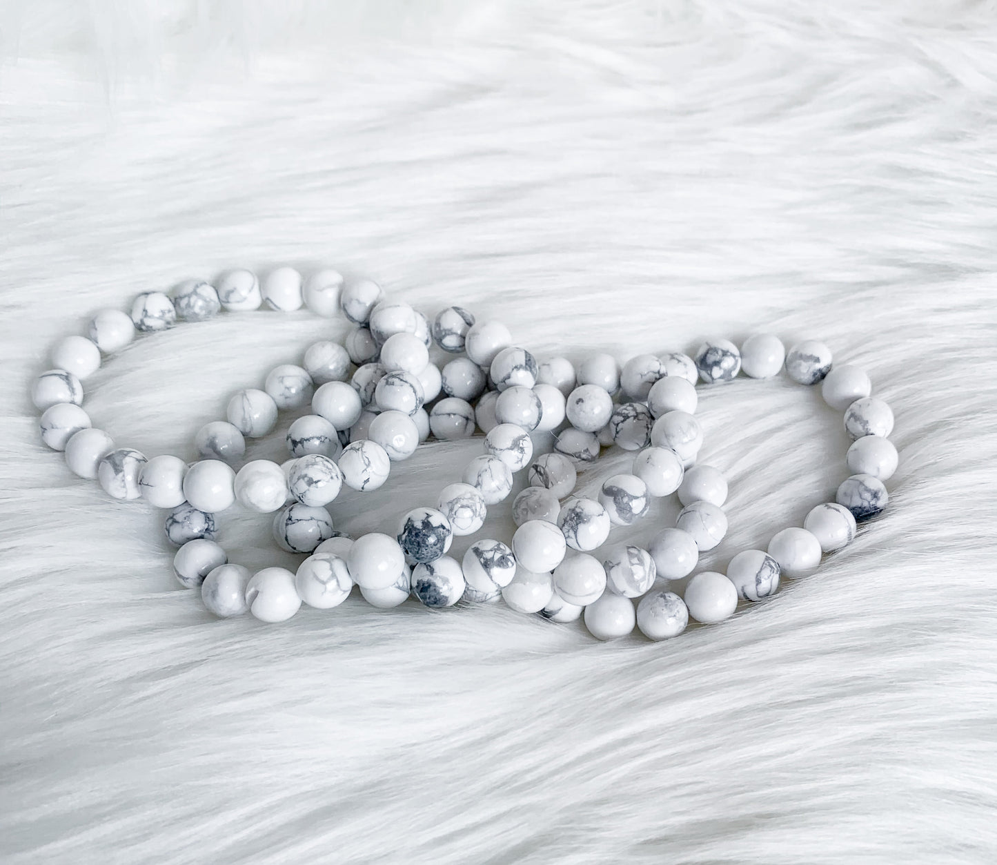 HOWLITE BRACELET- enjoyment, Inspo, creativity, eliminate rage, pain and stress